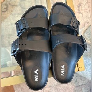 MIA black sandals - Birkenstock look size 7